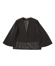 DRESSLAVE | slit sleeve cape jacket(スリットスリーブケープジャケット)(ノーカラージャケット)