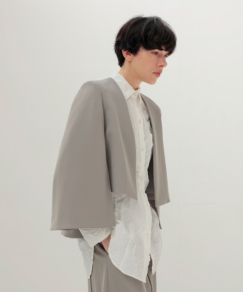 セール】slit sleeve cape jacket(スリットスリーブケープジャケット
