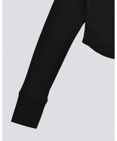 kiehtova（キエトヴァ）の「【kiehtova】SLUB POLO COLLAR TOPS/スラブ ポロカラー トップス（Tシャツ/カットソー・レディース・ブラック/グリーン/ワイン系・FREE）」の15枚目の写真