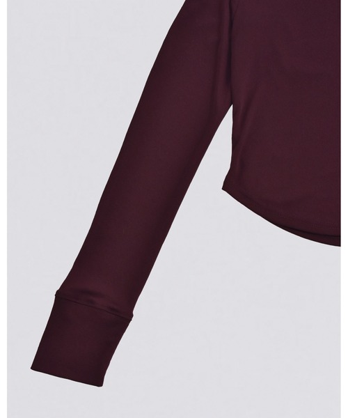 kiehtova（キエトヴァ）の「【kiehtova】SLUB POLO COLLAR TOPS/スラブ ポロカラー トップス（Tシャツ/カットソー・レディース・ブラック/グリーン/ワイン系・FREE）」の11枚目の写真