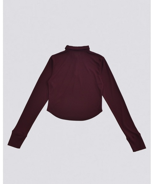 kiehtova（キエトヴァ）の「【kiehtova】SLUB POLO COLLAR TOPS/スラブ ポロカラー トップス（Tシャツ/カットソー・レディース・ブラック/グリーン/ワイン系・FREE）」の10枚目の写真