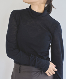 EMILY WEEK | 《追加》スーパーウール タートルネックシアープルオーバー(Tシャツ/カットソー)