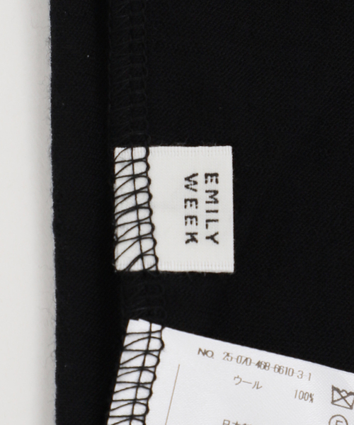 EMILY WEEK(エミリーウィーク)の「《追加》スーパーウール タートルネックシアープルオーバー(Tシャツ/カットソー・レディース・ブルー/ブラック/ホワイト・FREE)」の22枚目の写真