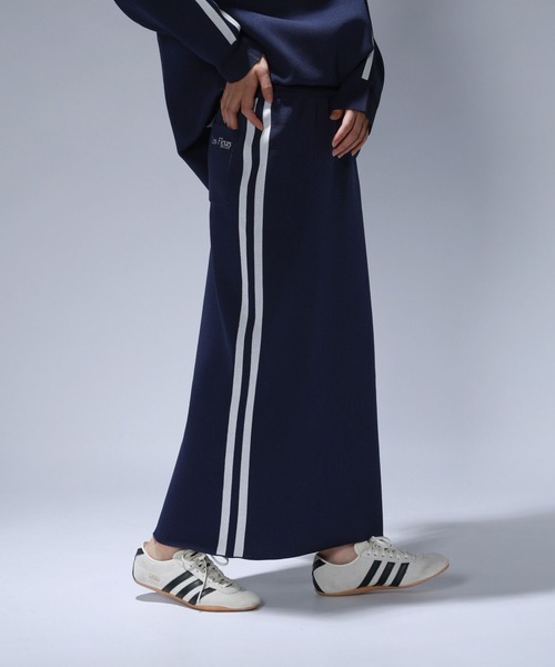 セール】【Les Fleurs】ラインナロースカート/612202（スカート