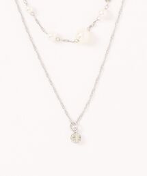 MERCURYDUO | 2WAYパール使いネックレス(ピアス（両耳用）)