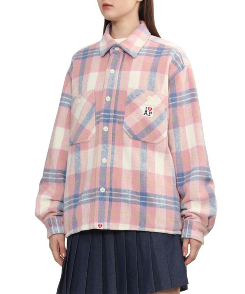 ジャケット・アウター A Barhing Ape Flannel Jacket ジャケット・アウター A Barhing Ape Flannel Jacket A Barhing Ape