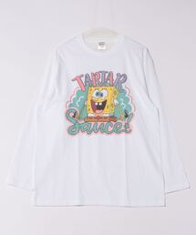 【 Sponge Bob 】 スポンジボブ ロングスリーブTシャツ 25W10