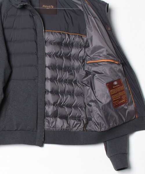 MOORER（ムーレー）の「MOORER VERUCCI-S3F ムーレー ヴェルッチ ダウン切替ジャケット（ダウンジャケット/コート・メンズ・グレー系3/ブラック・50/48）」の17枚目の写真