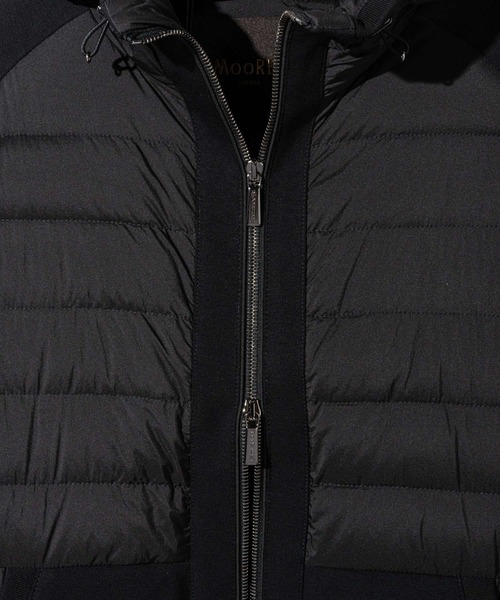 MOORER（ムーレー）の「MOORER VERUCCI-S3F ムーレー ヴェルッチ ダウン切替ジャケット（ダウンジャケット/コート・メンズ・グレー系3/ブラック・50/48）」の10枚目の写真