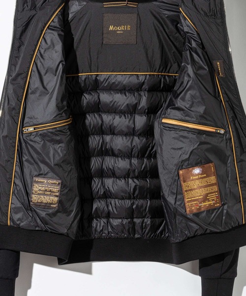 MOORER（ムーレー）の「MOORER VERUCCI-S3F ムーレー ヴェルッチ ダウン切替ジャケット（ダウンジャケット/コート・メンズ・グレー系3/ブラック・50/48）」の12枚目の写真