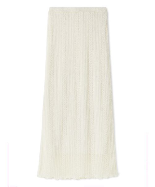 SNIDEL（スナイデル）の「ロングニットスカート（スカート・レディース・アイボリー/グレー/イエロー・0/1）」の21枚目の写真