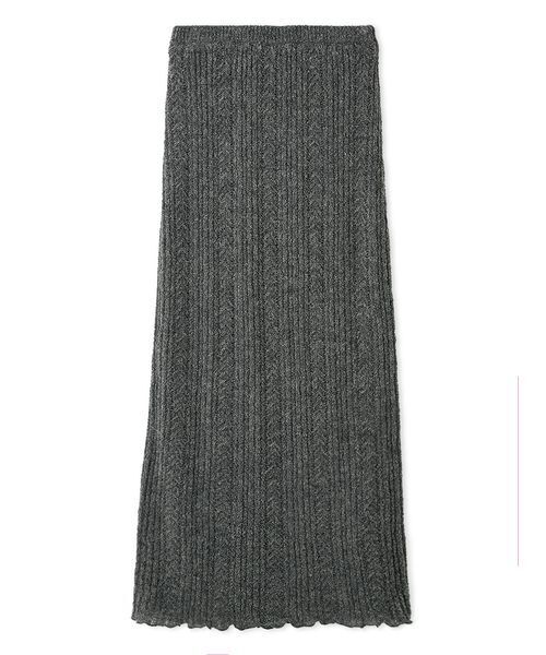 SNIDEL（スナイデル）の「ロングニットスカート（スカート・レディース・アイボリー/グレー/イエロー・0/1）」の22枚目の写真