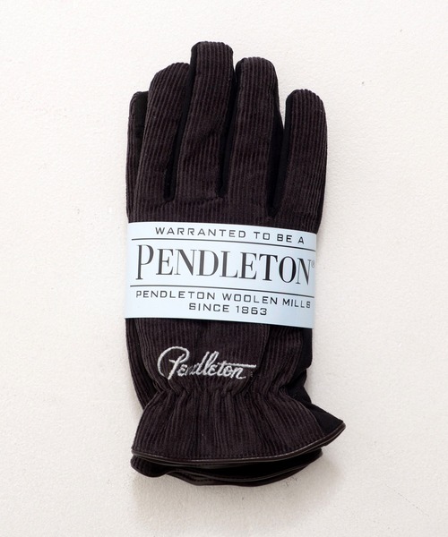 PENDLETON(ペンドルトン)の「PENDLETON ペンドルトン CORDUROY LOGO EMB GLOVE(MENS) ハーディング ロゴ刺繍 コーデュロイ グローブ 手袋 / メンズ(手袋・メンズ・チャコール/ベージュ・FREE)」の11枚目の写真