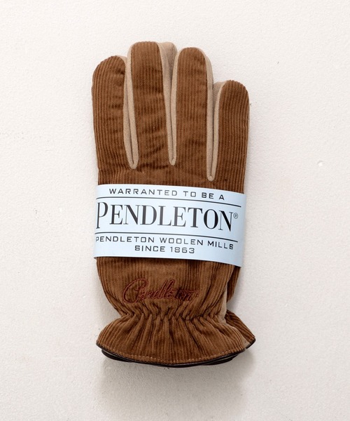 PENDLETON(ペンドルトン)の「PENDLETON ペンドルトン CORDUROY LOGO EMB GLOVE(MENS) ハーディング ロゴ刺繍 コーデュロイ グローブ 手袋 / メンズ(手袋・メンズ・チャコール/ベージュ・FREE)」の12枚目の写真