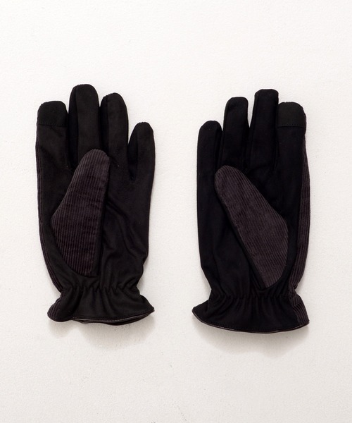 PENDLETON(ペンドルトン)の「PENDLETON ペンドルトン CORDUROY LOGO EMB GLOVE(MENS) ハーディング ロゴ刺繍 コーデュロイ グローブ 手袋 / メンズ(手袋・メンズ・チャコール/ベージュ・FREE)」の5枚目の写真