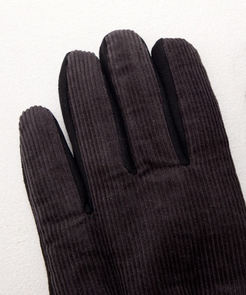 PENDLETON(ペンドルトン)の「PENDLETON ペンドルトン CORDUROY LOGO EMB GLOVE(MENS) ハーディング ロゴ刺繍 コーデュロイ グローブ 手袋 / メンズ(手袋・メンズ・チャコール/ベージュ・FREE)」の6枚目の写真