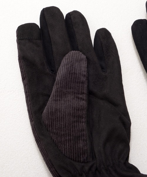 PENDLETON(ペンドルトン)の「PENDLETON ペンドルトン CORDUROY LOGO EMB GLOVE(MENS) ハーディング ロゴ刺繍 コーデュロイ グローブ 手袋 / メンズ(手袋・メンズ・チャコール/ベージュ・FREE)」の7枚目の写真