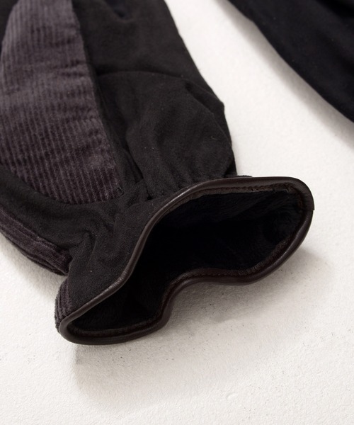 PENDLETON(ペンドルトン)の「PENDLETON ペンドルトン CORDUROY LOGO EMB GLOVE(MENS) ハーディング ロゴ刺繍 コーデュロイ グローブ 手袋 / メンズ(手袋・メンズ・チャコール/ベージュ・FREE)」の8枚目の写真