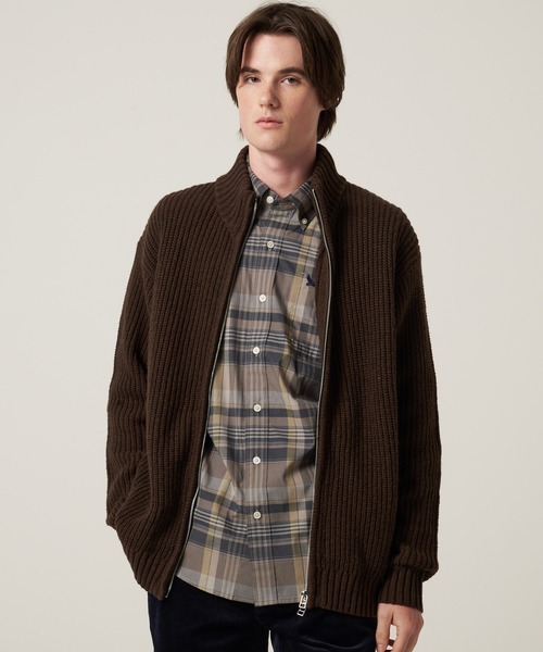 Eddie Bauer（エディーバウアー）の「スタンド フルジップ セーター（ニット/セーター・メンズ・ネイビー/ブラウン/グレー・XXL/XL/L/M/S）」の3枚目の写真