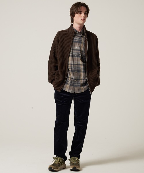 Eddie Bauer（エディーバウアー）の「スタンド フルジップ セーター（ニット/セーター・メンズ・ネイビー/ブラウン/グレー・XXL/XL/L/M/S）」の6枚目の写真