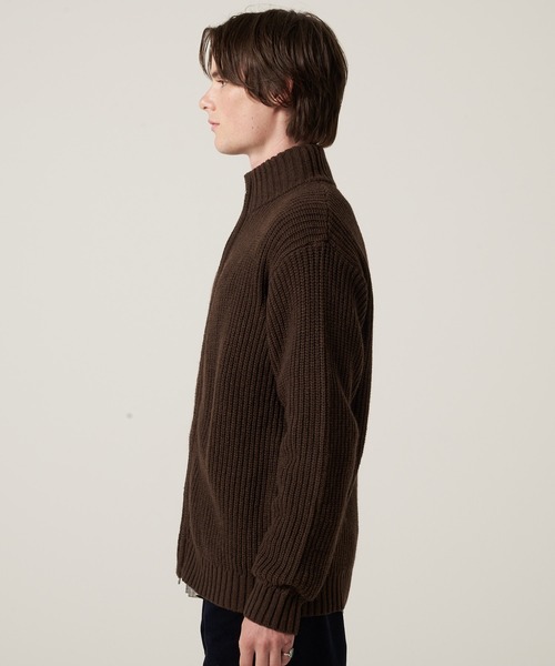 Eddie Bauer（エディーバウアー）の「スタンド フルジップ セーター（ニット/セーター・メンズ・ネイビー/ブラウン/グレー・XXL/XL/L/M/S）」の11枚目の写真