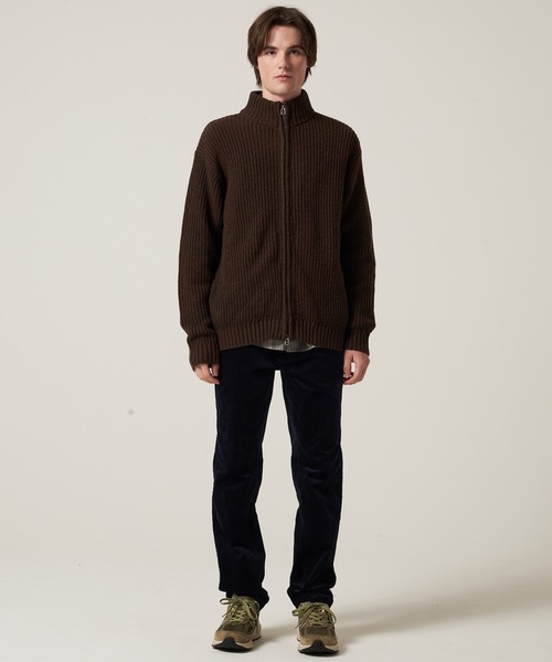 Eddie Bauer（エディーバウアー）の「スタンド フルジップ セーター（ニット/セーター・メンズ・ネイビー/ブラウン/グレー・XXL/XL/L/M/S）」の5枚目の写真