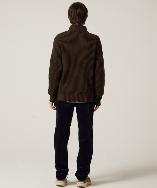 Eddie Bauer（エディーバウアー）の「スタンド フルジップ セーター（ニット/セーター・メンズ・ネイビー/ブラウン/グレー・XXL/XL/L/M/S）」の8枚目の写真