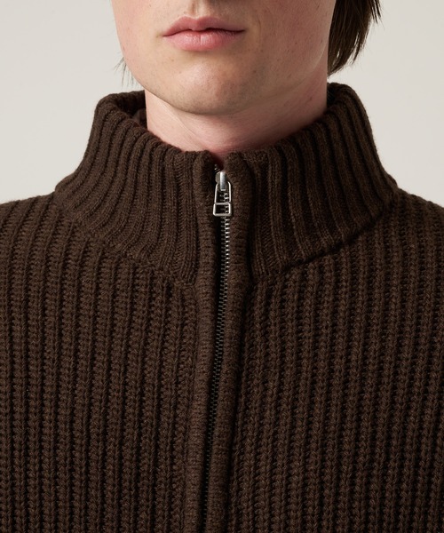 Eddie Bauer（エディーバウアー）の「スタンド フルジップ セーター（ニット/セーター・メンズ・ネイビー/ブラウン/グレー・XXL/XL/L/M/S）」の13枚目の写真