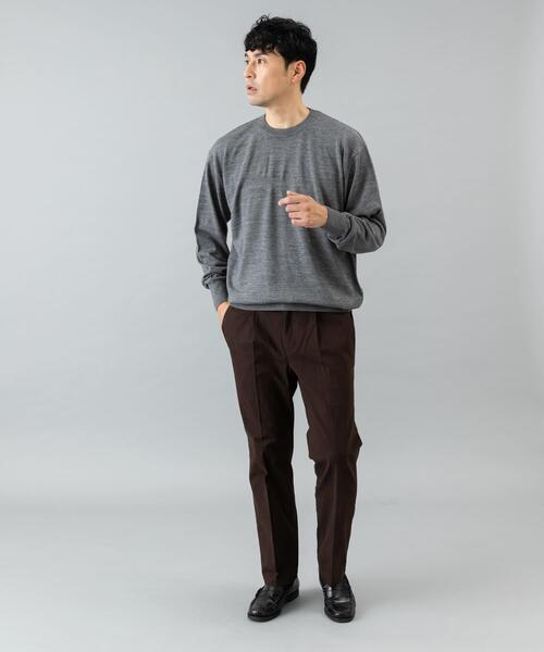 URBAN RESEARCH ROSSO MEN(アーバンリサーチロッソメン)の「ピーチツイルストレッチスラックス(その他パンツ・メンズ・ブラウン/ネイビー/ブラック・LARGE/MEDIUM/X-LARGE)」の6枚目の写真