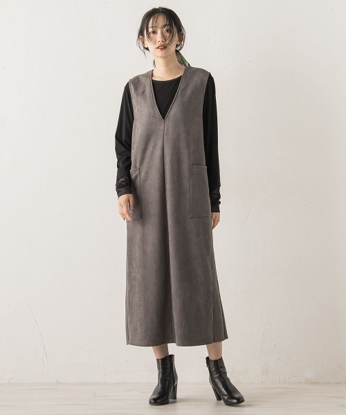 Droite lautreamont(ドロワットロートレアモン)の「シアー天竺カットソー≪洗濯機で洗える≫(Tシャツ/カットソー・レディース・ブラウン/ブラック/オフホワイト・M)」の13枚目の写真