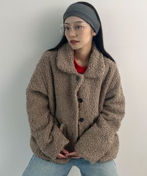 Futier land | 襟付きボアブルゾン(ブルゾン)