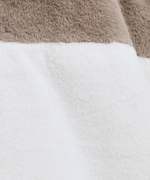 tk.TAKEO KIKUCHI（ティーケータケオキクチ）の「【2WAY】リバーシブルMA1＆フェイクファーブルゾン（ブルゾン・メンズ・ブラック/オフホワイト/ベージュ・02/03）」の10枚目の写真