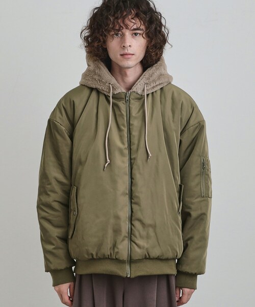 ティーケー タケオキクチ（tk．TAKEO KIKUCHI）/【2WAY】リバーシブルMA1＆フェイクファーブルゾン セール】【2WAY】リバーシブルMA1＆フェイクファーブルゾン（ブルゾン