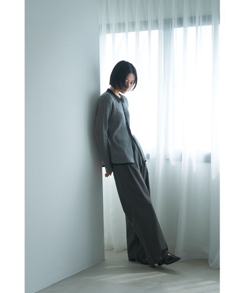 marjour（マージュール）の「PLATING KNIT SHIRTS（ニット/セーター・レディース・ブラック/ブラウン・M）」の15枚目の写真