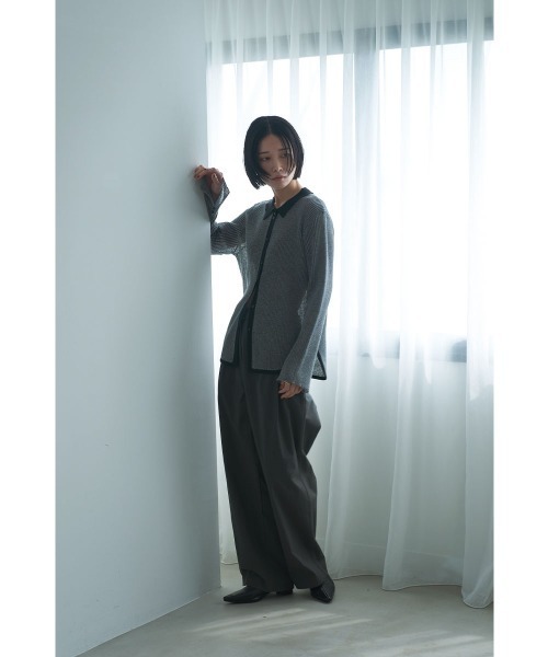 marjour（マージュール）の「PLATING KNIT SHIRTS（ニット/セーター・レディース・ブラック/ブラウン・M）」の16枚目の写真