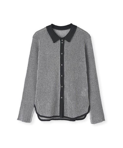 marjour（マージュール）の「PLATING KNIT SHIRTS（ニット/セーター・レディース・ブラック/ブラウン・M）」の20枚目の写真