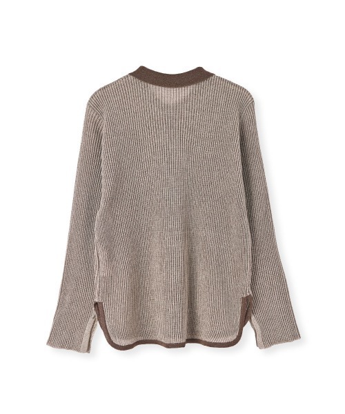 marjour（マージュール）の「PLATING KNIT SHIRTS（ニット/セーター・レディース・ブラック/ブラウン・M）」の22枚目の写真