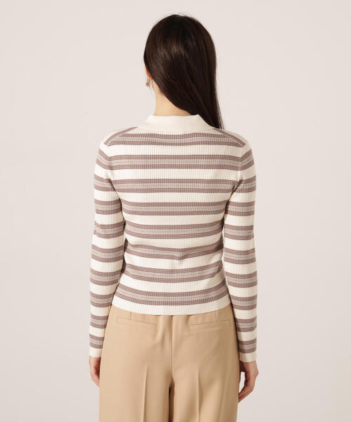 PROPORTION BODY DRESSING(プロポーションボディドレッシング)の「ポロボーダーニット / 1215270023(ニット/セーター・レディース・ホワイト系その他/ピンク/ネイビー・FREE)」の11枚目の写真