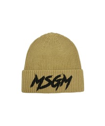 MSGM KIDS（エムエスジーエムキッズ）の「【NEW】MSGM KIDS グラフィティロゴ ビーニー（ニットキャップ/ビーニー）」