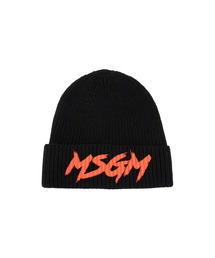 MSGM KIDS（エムエスジーエムキッズ）の「【NEW】MSGM KIDS グラフィティロゴ ビーニー（ニットキャップ/ビーニー）」