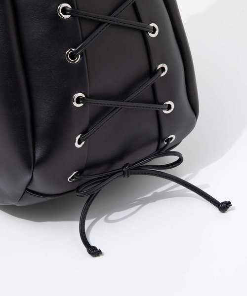 GANNI（ガニー）の「GANNI Hobo bag ガニー ホーボーバッグ ショルダーバッグ（ショルダーバッグ・レディース・ブラック・FREE）」の9枚目の写真