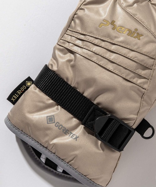 phenix（フェニックス）の「phenix(フェニックス)Phenix GORE-TEX Gloves フェニックス ゴアテックス グローブ(防水性/透湿性)（手袋・レディース・ブラック/ベージュ/クリアグリーン・M/L）」の15枚目の写真