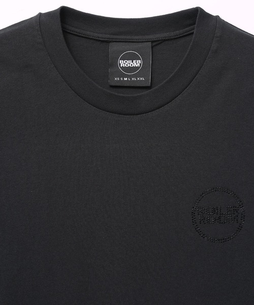 styles（スタイルス）の「BOILER ROOM CORE BOILER ROOM TEE - RHINESTONE SS25SS01（Tシャツ/カットソー・メンズ・ブラック・S）」の3枚目の写真