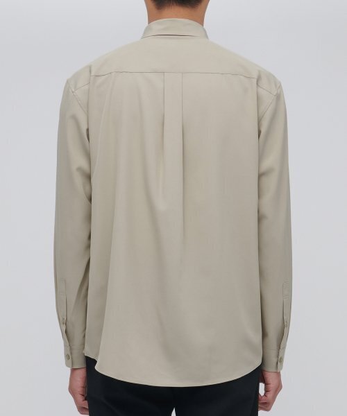 MUSINSA STANDARD（ムシンサスタンダード）の「リラックスフィットシルキーシャツ[ライトベージュ]（シャツ/ブラウス・メンズ・その他・X-LARGE/XX-LARGE/SMALL/MEDIUM/LARGE）」の3枚目の写真