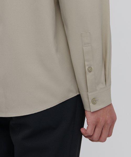 MUSINSA STANDARD（ムシンサスタンダード）の「リラックスフィットシルキーシャツ[ライトベージュ]（シャツ/ブラウス・メンズ・その他・X-LARGE/XX-LARGE/SMALL/MEDIUM/LARGE）」の7枚目の写真