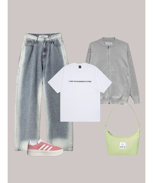 AVANDRESS(アバンドレス )の「Hammer Wide Pants LIGHT BLUE(デニムパンツ・レディース・スカイブルー・SMALL/MEDIUM/LARGE/X-SMALL/XX-SMALL)」の10枚目の写真