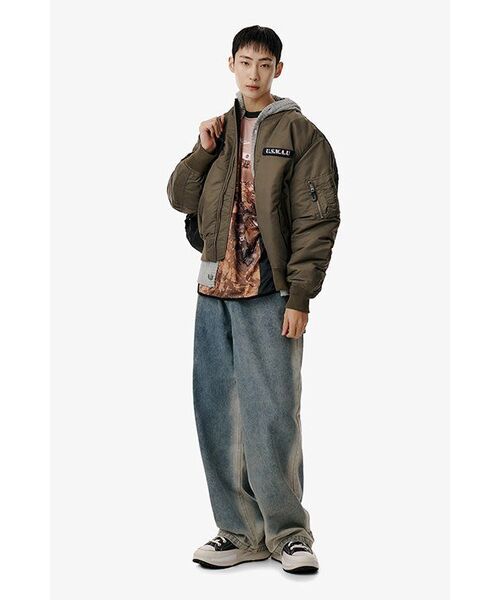 AVANDRESS(アバンドレス )の「Hammer Wide Pants LIGHT BLUE(デニムパンツ・レディース・スカイブルー・SMALL/MEDIUM/LARGE/X-SMALL/XX-SMALL)」の13枚目の写真