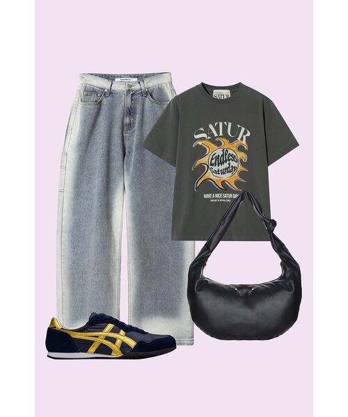 AVANDRESS(アバンドレス )の「Hammer Wide Pants LIGHT BLUE(デニムパンツ・レディース・スカイブルー・SMALL/MEDIUM/LARGE/X-SMALL/XX-SMALL)」の15枚目の写真