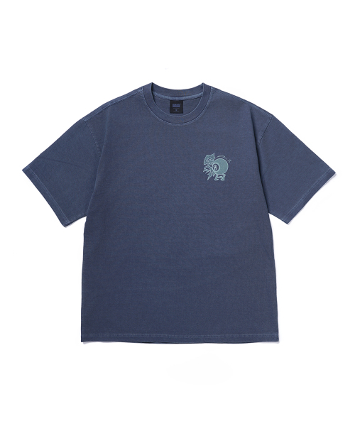 GAKKAI UNIONS(ガッカイユニオンズ)の「ポケットゲーマーピグメント半袖Tシャツダイブブルー(Tシャツ/カットソー・レディース・その他・MEDIUM/LARGE)」の2枚目の写真