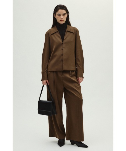 Move belt satin PT ムーブベルトサテンパンツ（スラックス）｜RIM.ARK